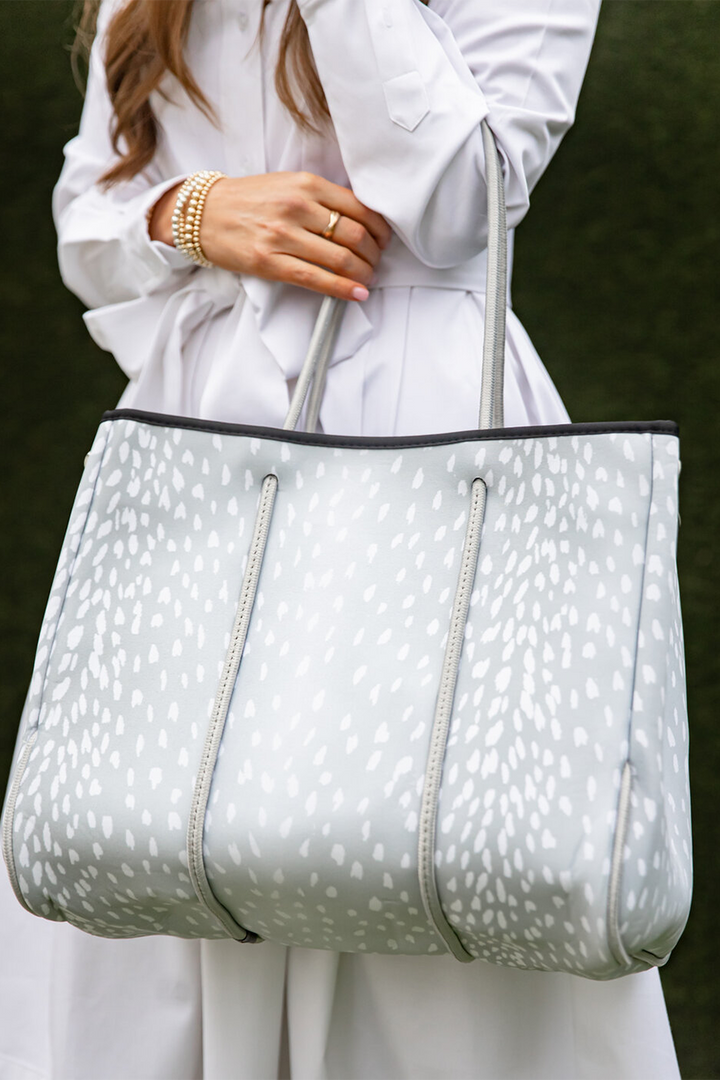 Neoprene Tote | Grey Fawn - Thumbnail Image Number 1 of 3
