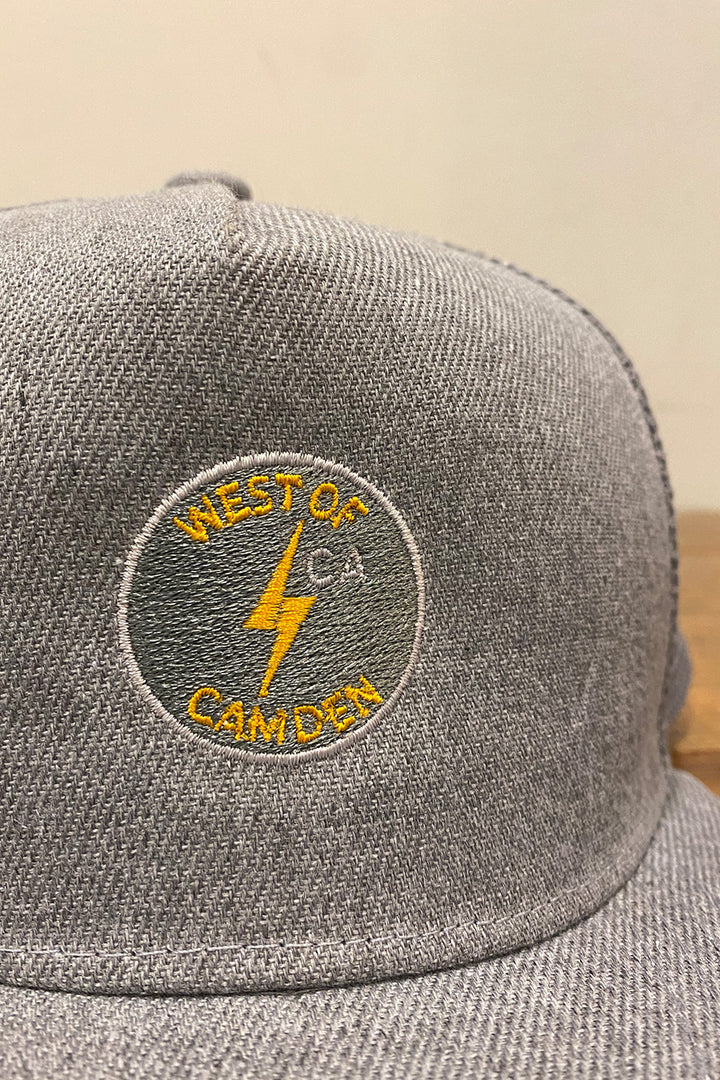 Youth Bolt Hat | Grey - Thumbnail Image Number 2 of 3
