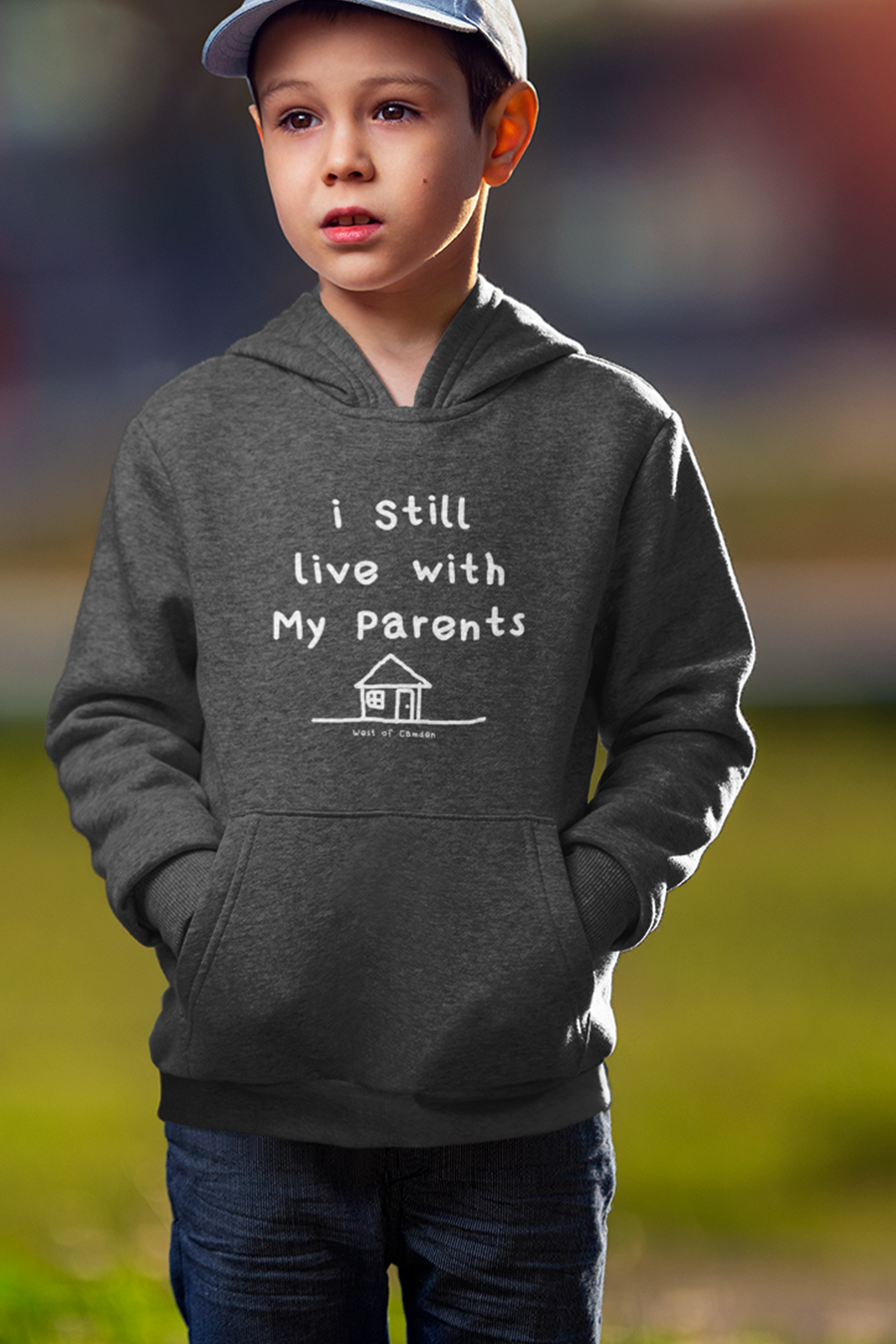 I Still Live Hoodie | H. Charcoal - Main Image Number 1 of 2