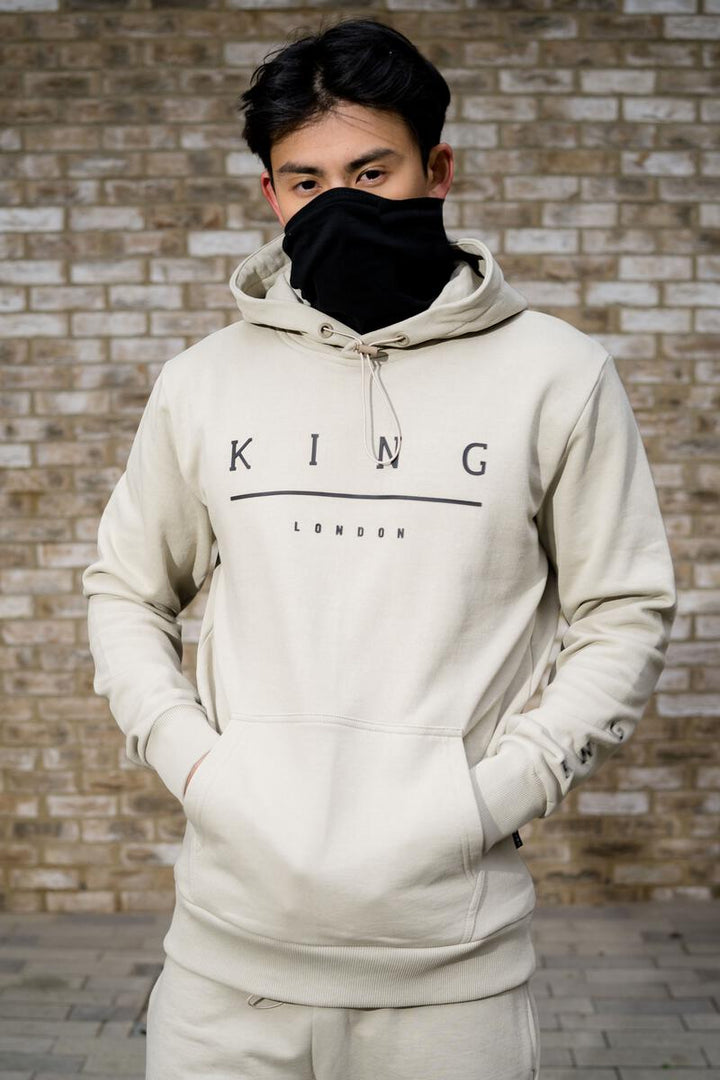 Staple Tracksuit Mask Hoodie | Aged Tan - Thumbnail Image Number 1 of 2
