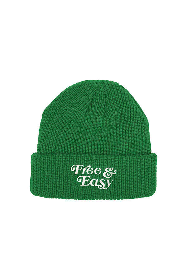 Free & Easy Dont Trip Watch Cap Beanie | Green - Visual Media Number 2 of 2