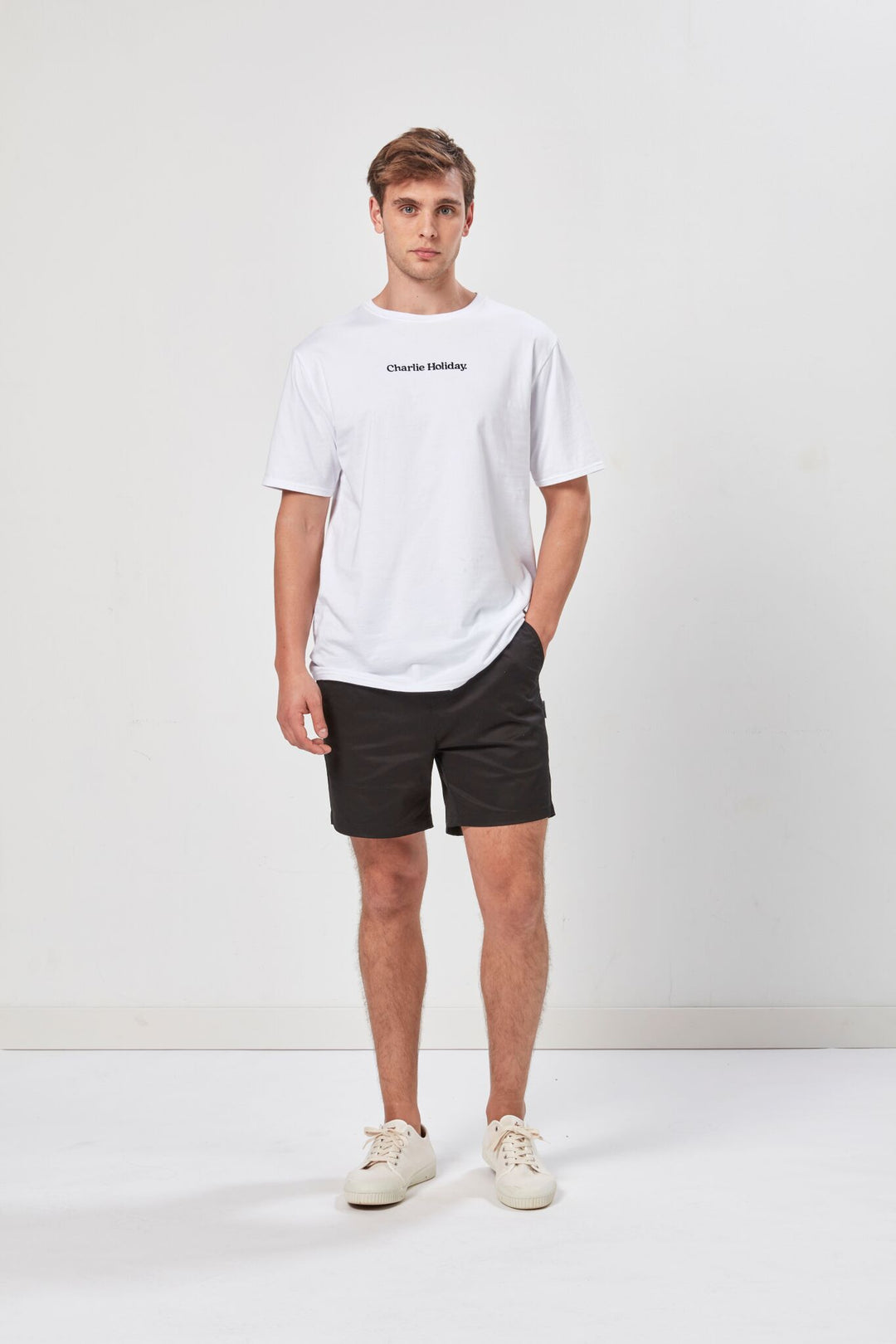 Diaz Chino Short | Black - West of Camden - Main Image Number 3 of 3