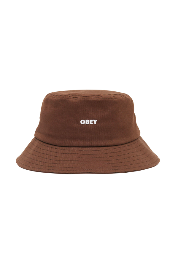 Bold Twill Bucket Hat | Brown