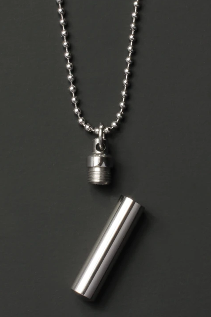 Stainless Steel Vial Necklace - Main Image Number 2 of 2