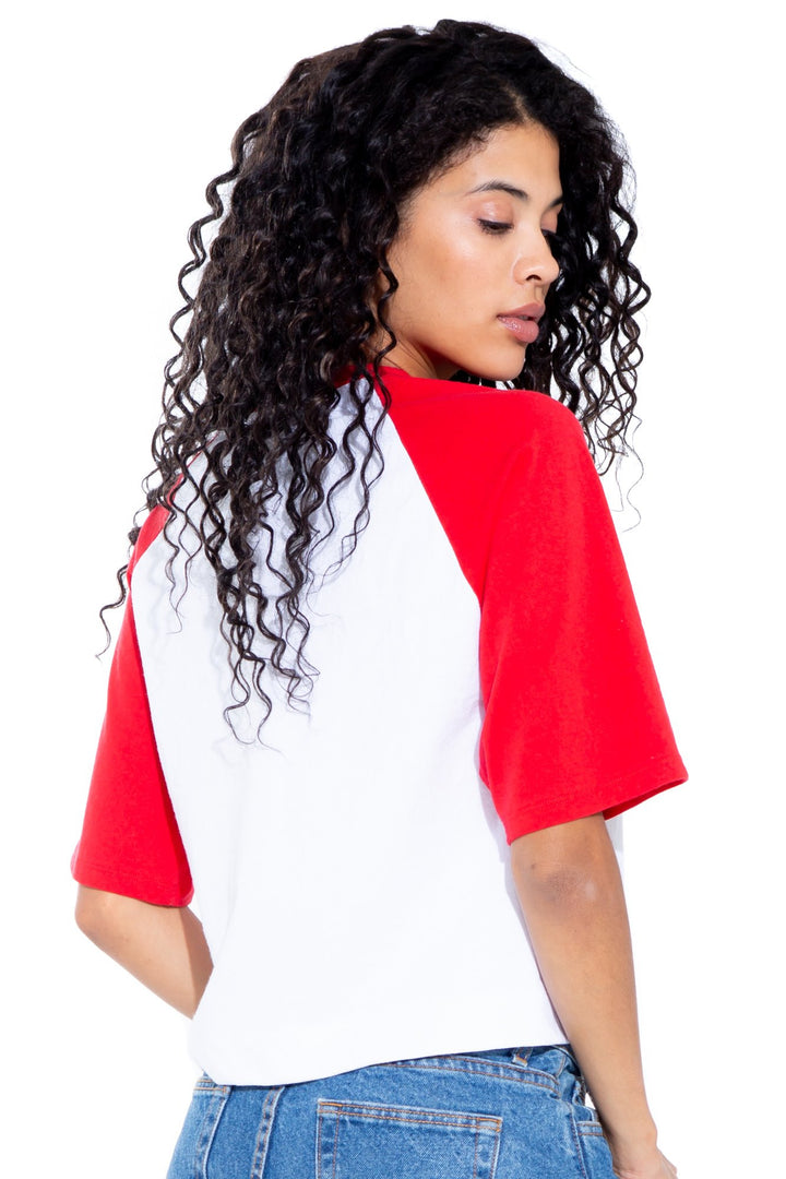 Lips Jazz Tee | White/Red - Thumbnail Image Number 2 of 2
