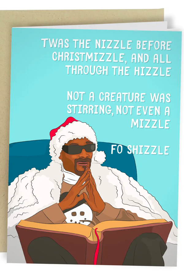 Snoop Christmas Rap Card - Main Image Number 1 of 1