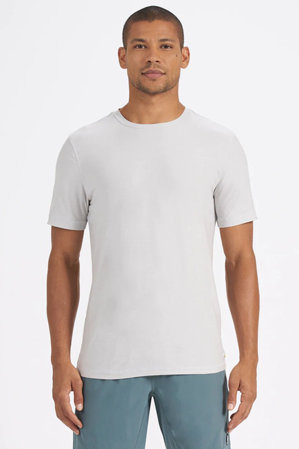 Strato Tech Tee | Platinum Heather - Main Image Number 1 of 1