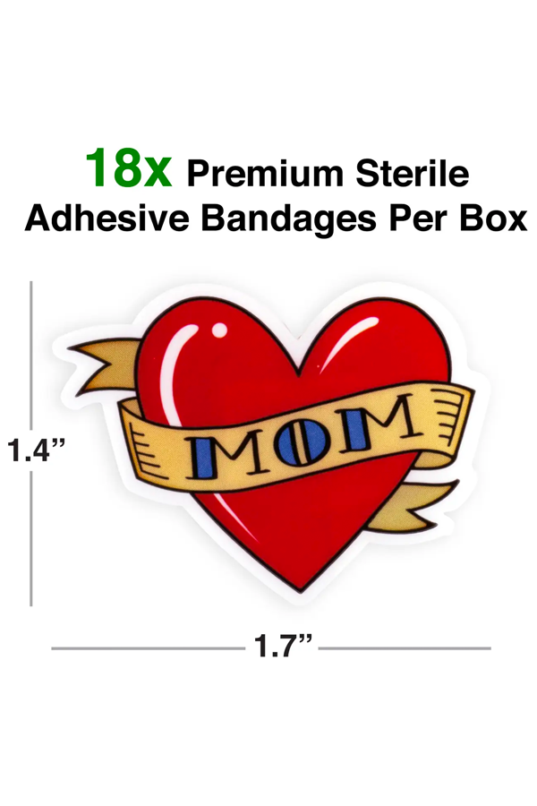Mom Tattoo Adhesive Bandages - Main Image Number 2 of 2
