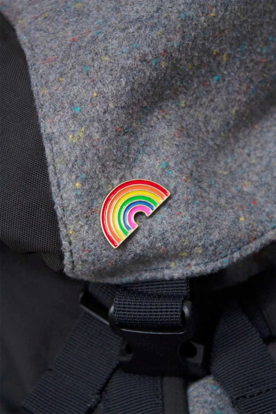 Rainbow Enamel Pin - Main Image Number 1 of 1
