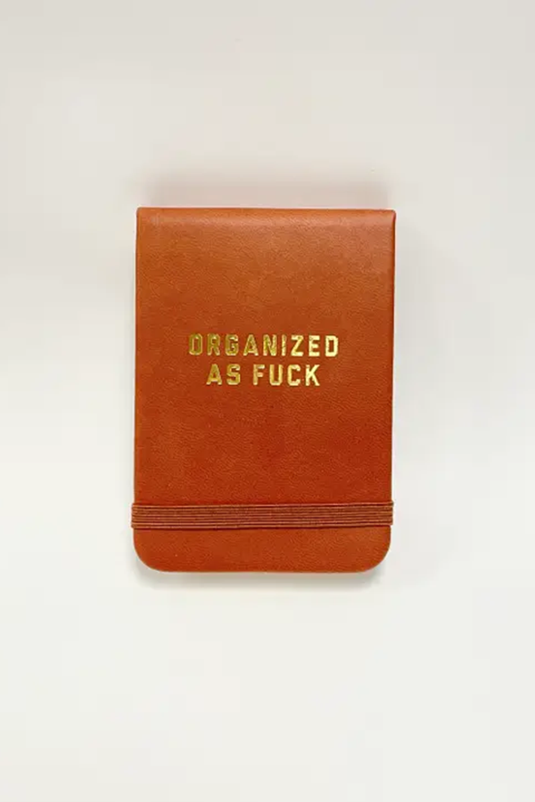 Organized As Fuck Leatherette Pocket Journal - Main Image Number 1 of 1