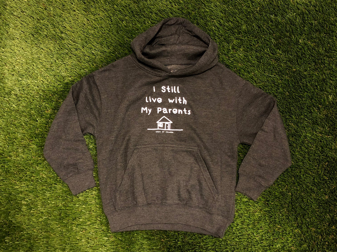 I Still Live Hoodie | H. Charcoal - West of Camden - Main Image Number 2 of 2