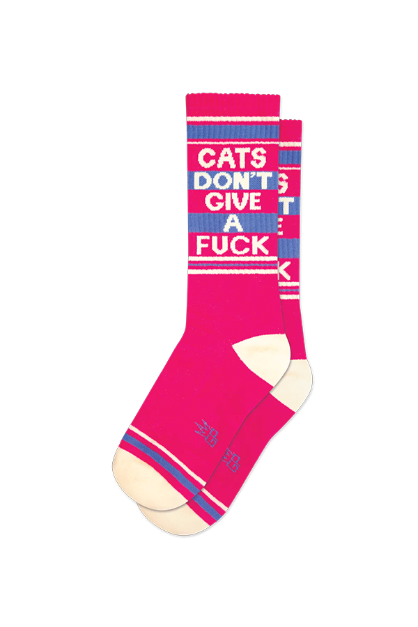 Cats Don’t Give Gym  Sock - Main Image Number 1 of 1