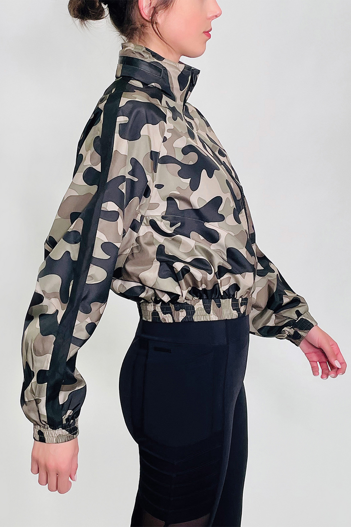 Tempest Wind Jacket | Olive Camo - Thumbnail Image Number 2 of 3
