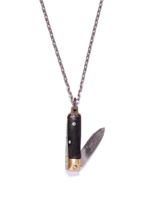 Black Knife Necklace - West of Camden - Thumbnail Image Number 1 of 2
