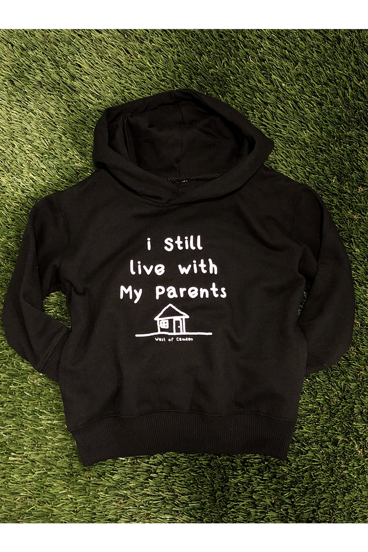 I Still Live Hoodie | Black - West of Camden - Thumbnail Image Number 1 of 2
