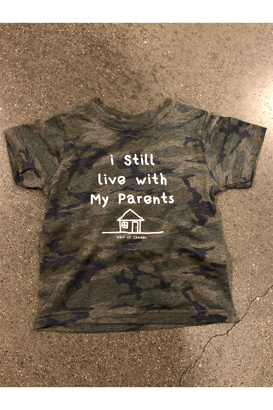 I Still Live Tee | Vintage Camo - West of Camden - Main Image Number 1 of 2