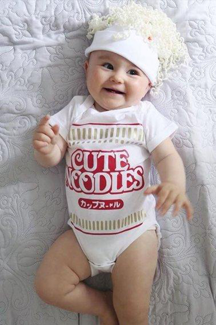 Ramen Baby Onesie | White - West of Camden - Thumbnail Image Number 1 of 2
