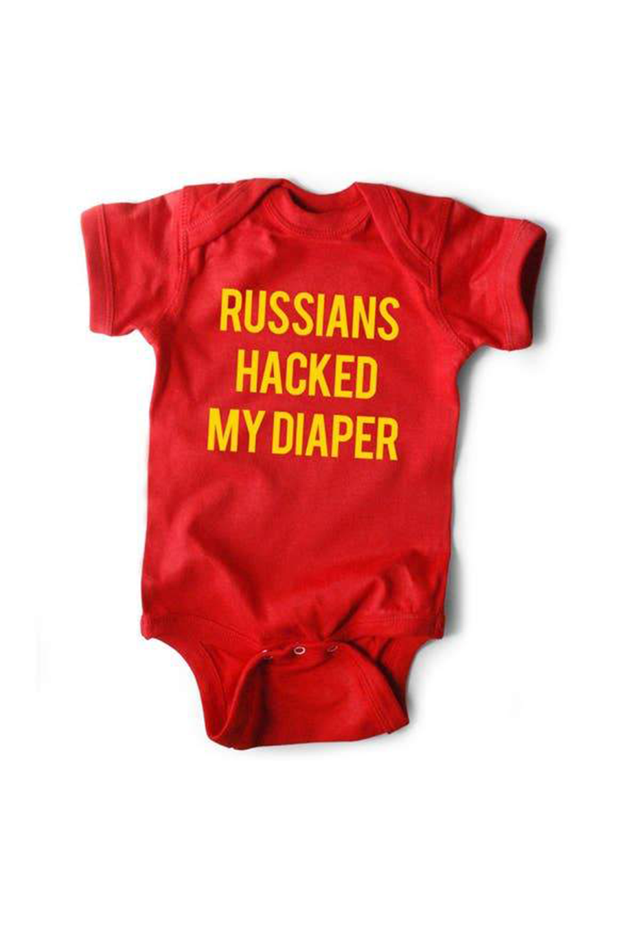 Russian Hack Onesie | Red - West of Camden - Main Image Number 1 of 1